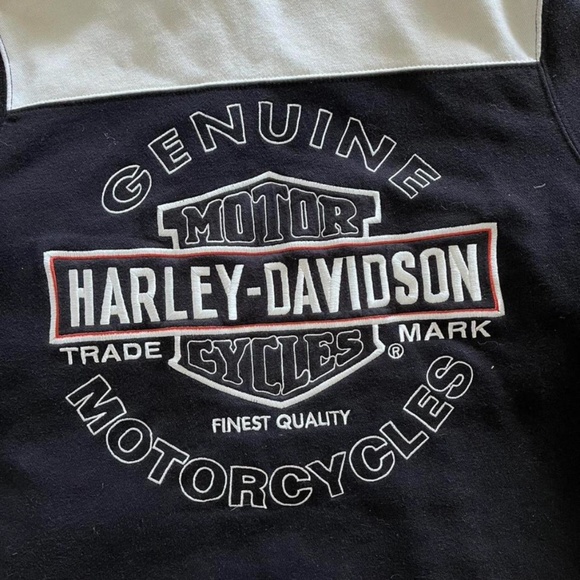 VINTAGE HARLEY DAVIDSON ZIP UP SWEATER - Picture 5 of 5